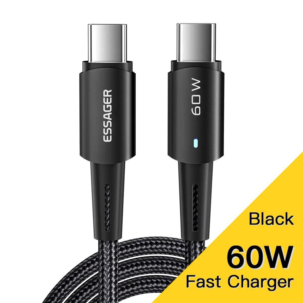 SugarVolt USB-C to USB-C Fast Charging Cable