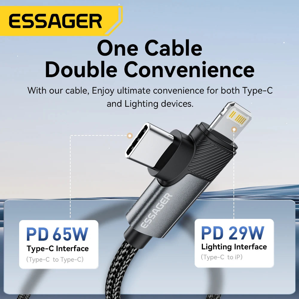 ESSAGER All-In-One Fast Charge Cable