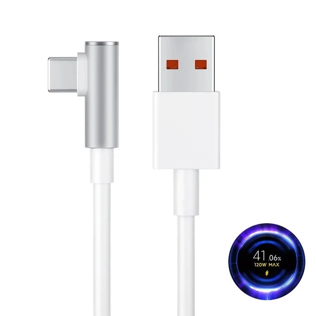 SugarFlex Elbow USB-A to USB-C Cable