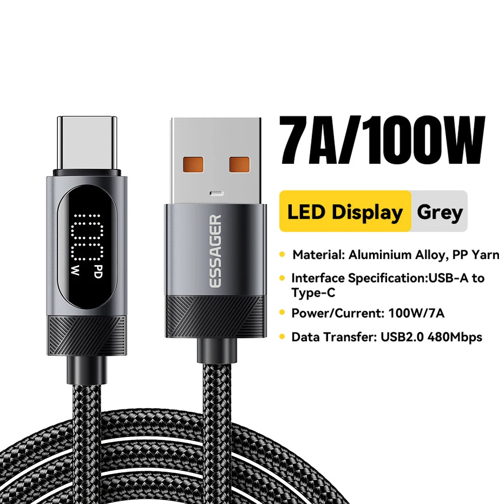 SugarVolt USB-C to USB-C Fast Charging Cable