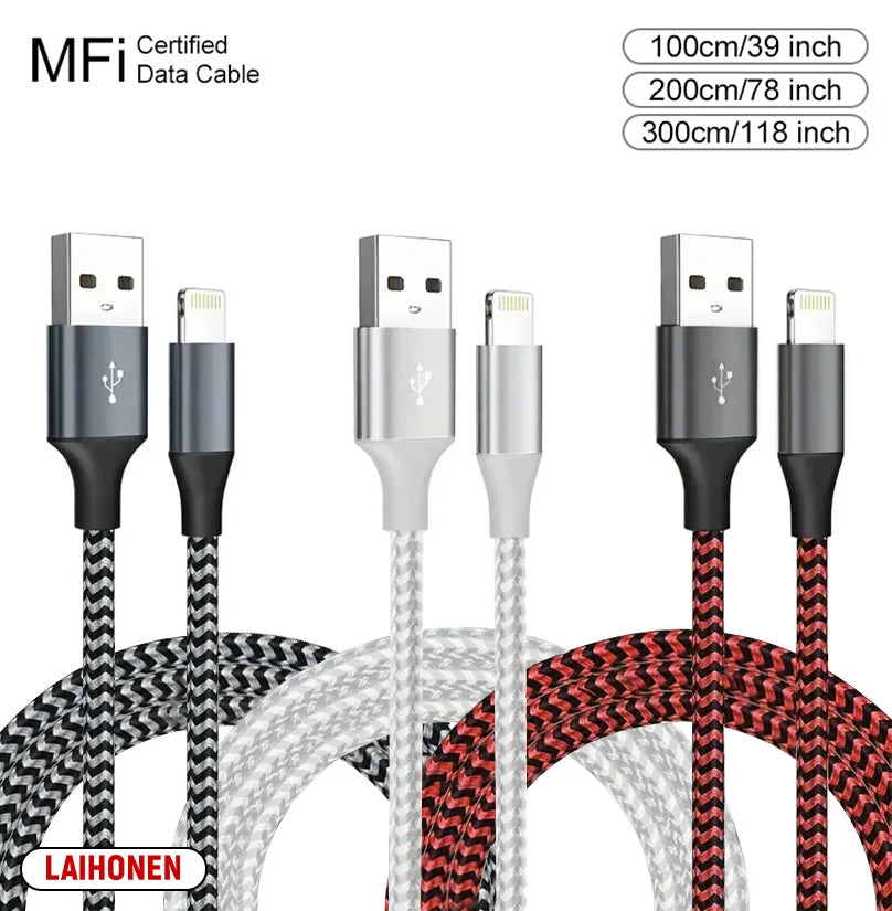 SugarCharge USB-A to Lightning Cable