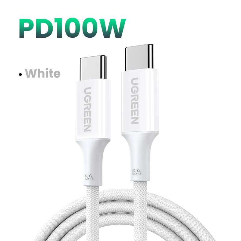 SugarVolt 100W/60W USB-C to USB-C Fast Charging Cable
