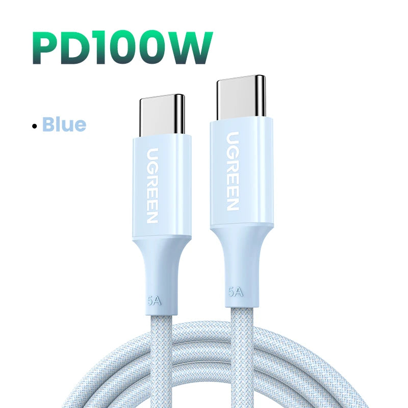 SugarVolt 100W/60W USB-C to USB-C Fast Charging Cable