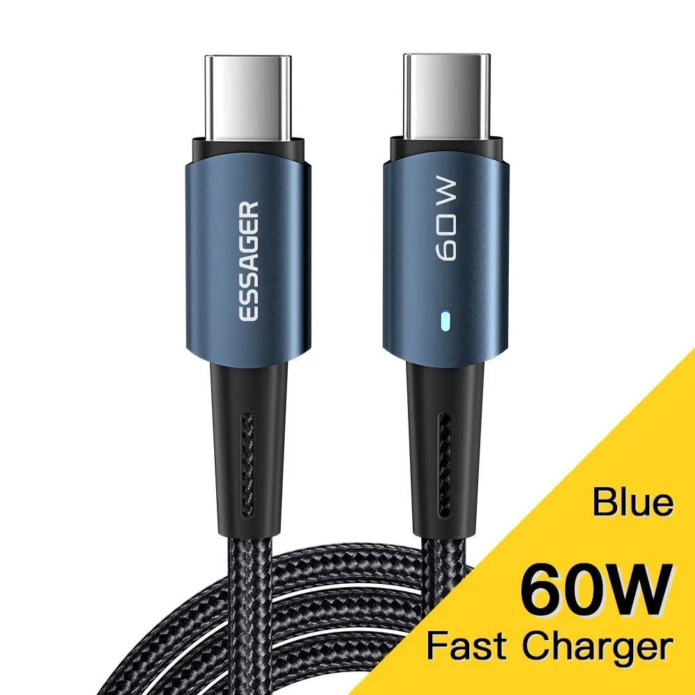 SugarVolt USB-C to USB-C Fast Charging Cable
