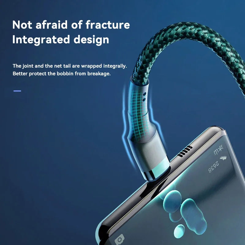 SugarVolt 120W Fast Charging USB-C Cable