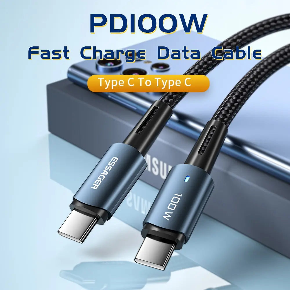 SugarVolt USB-C to USB-C Fast Charging Cable