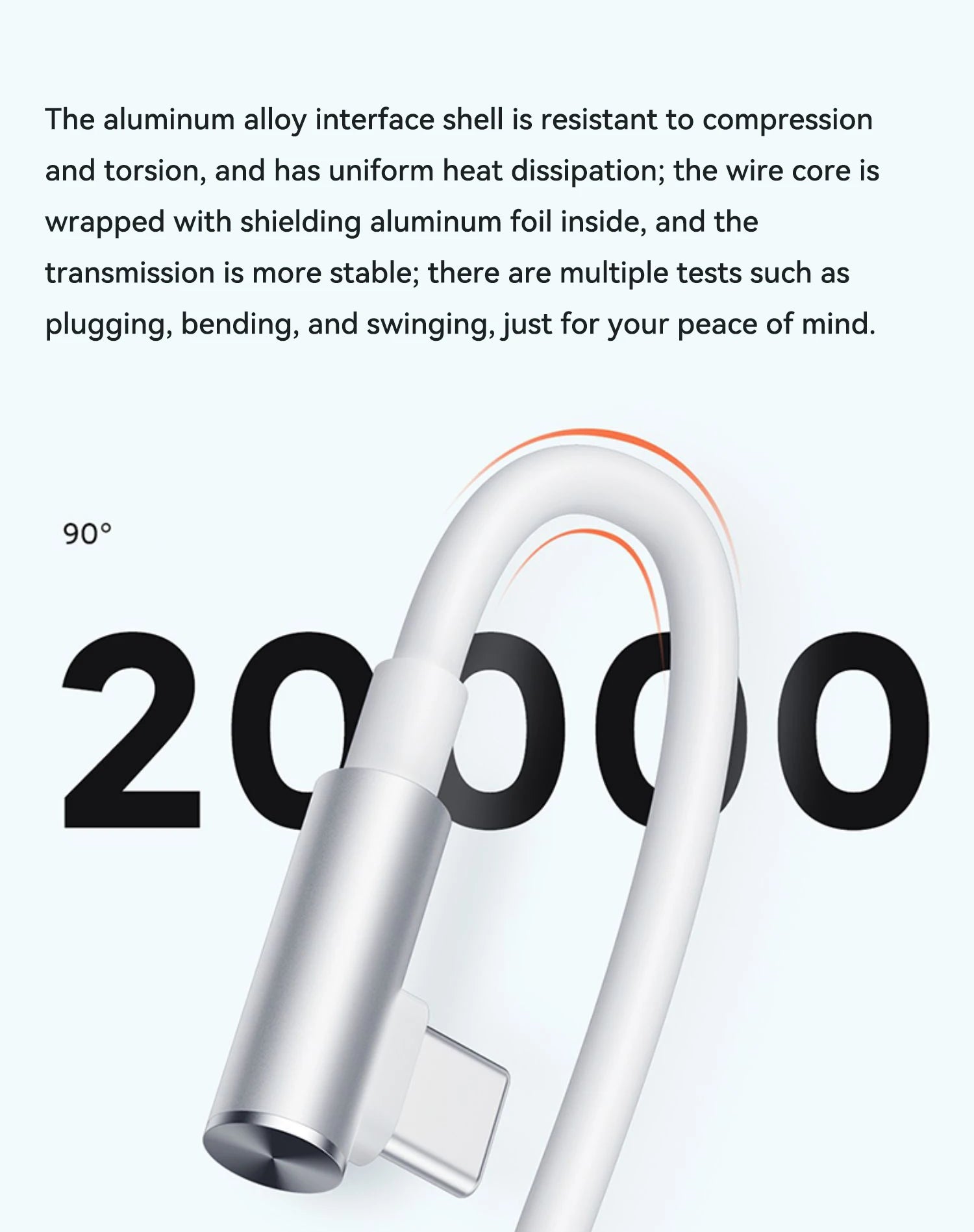 SugarFlex Elbow USB-A to USB-C Cable