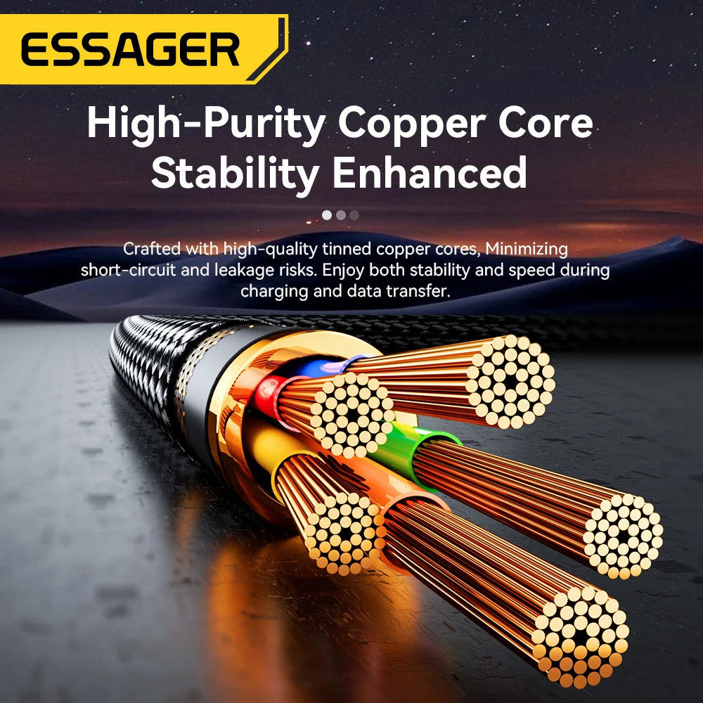 ESSAGER All-In-One Fast Charge Cable