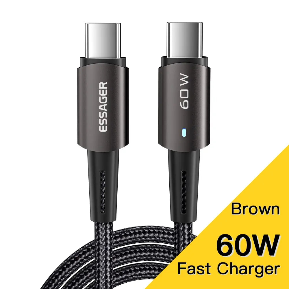 SugarVolt USB-C to USB-C Fast Charging Cable