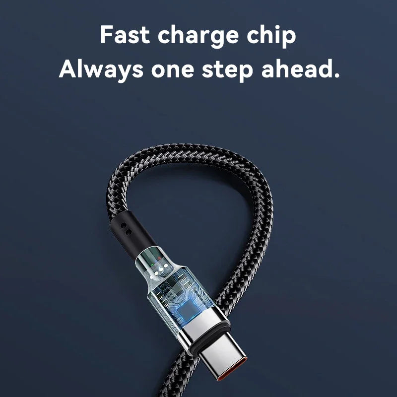 SugarVolt 120W Fast Charging USB-C Cable
