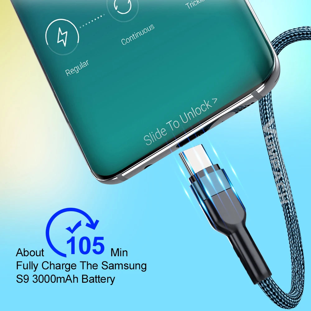 SugarVolt Fast Charging USB-C Cable