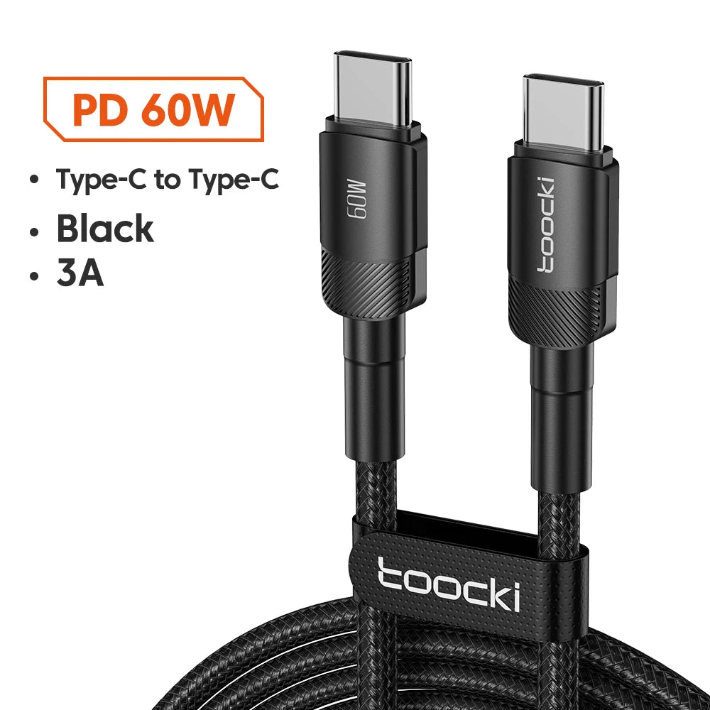 Toocki Type-C to Type-C Fast Charge Cable