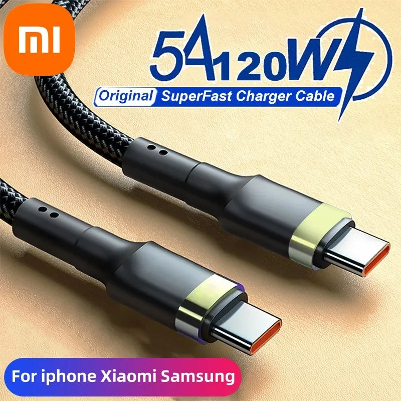 SugarVolt 120W Fast Charging USB-C Cable