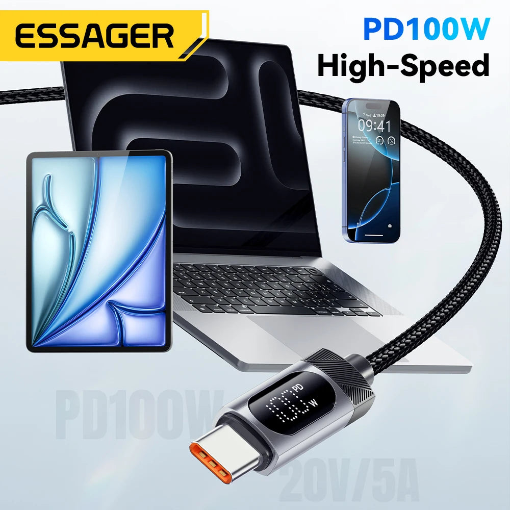 SugarVolt USB-C to USB-C Fast Charging Cable