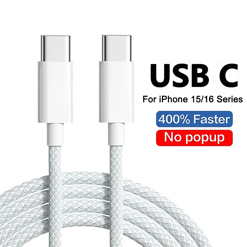 QWQ Type-C to Type-C Charging & Data Sync Cable