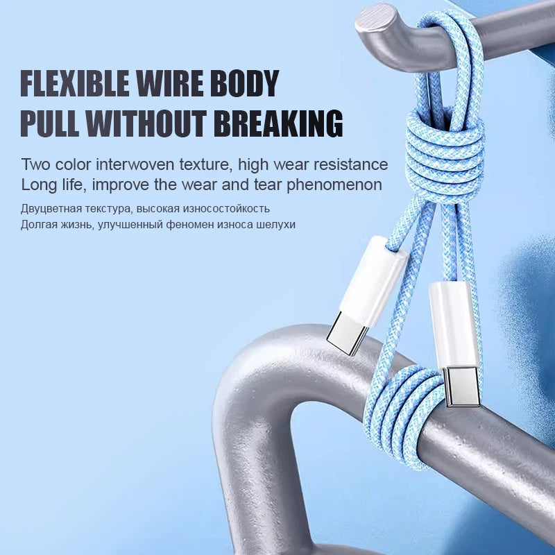 QWQ Type-C to Type-C Charging & Data Sync Cable