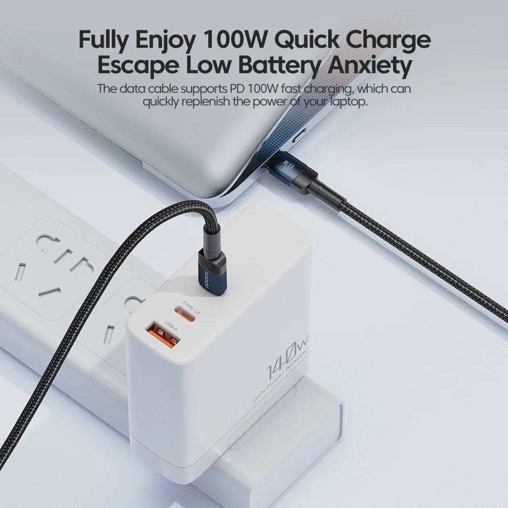 Toocki Type-C to Type-C Fast Charge Cable