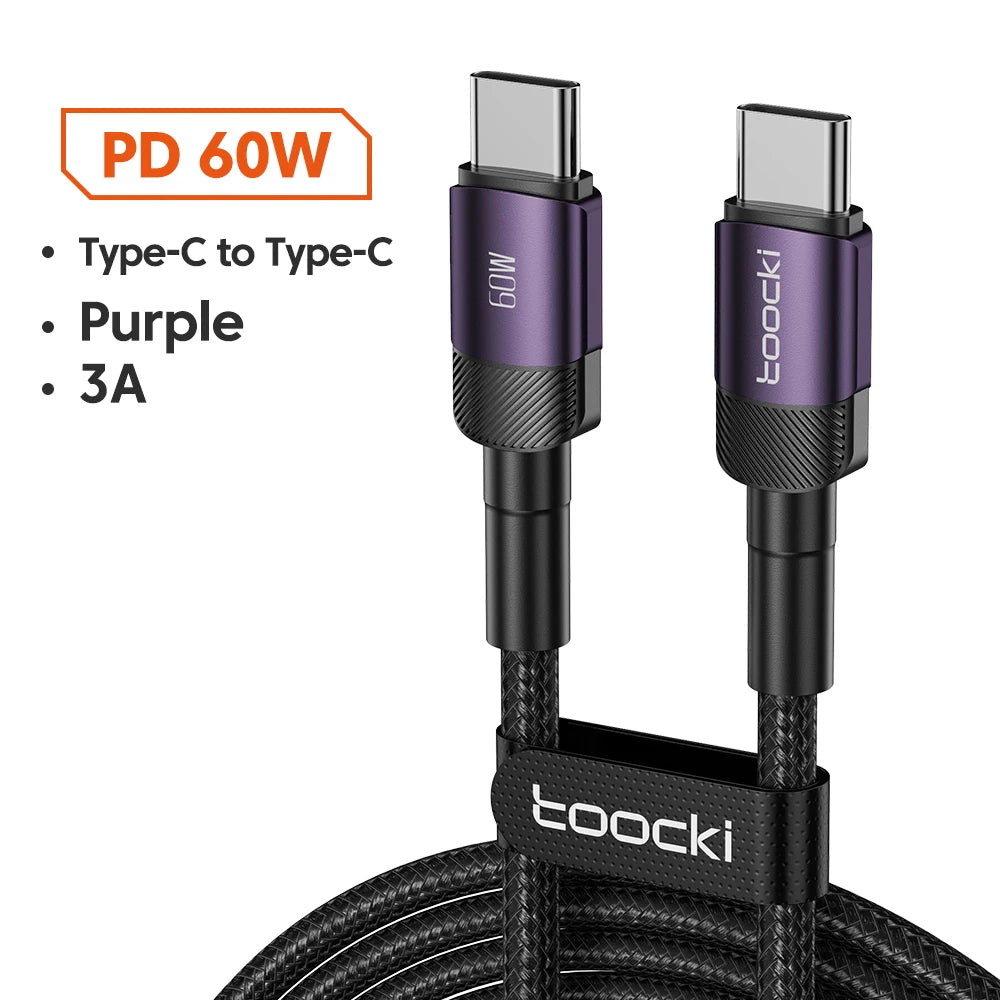 Toocki Type-C to Type-C Fast Charge Cable