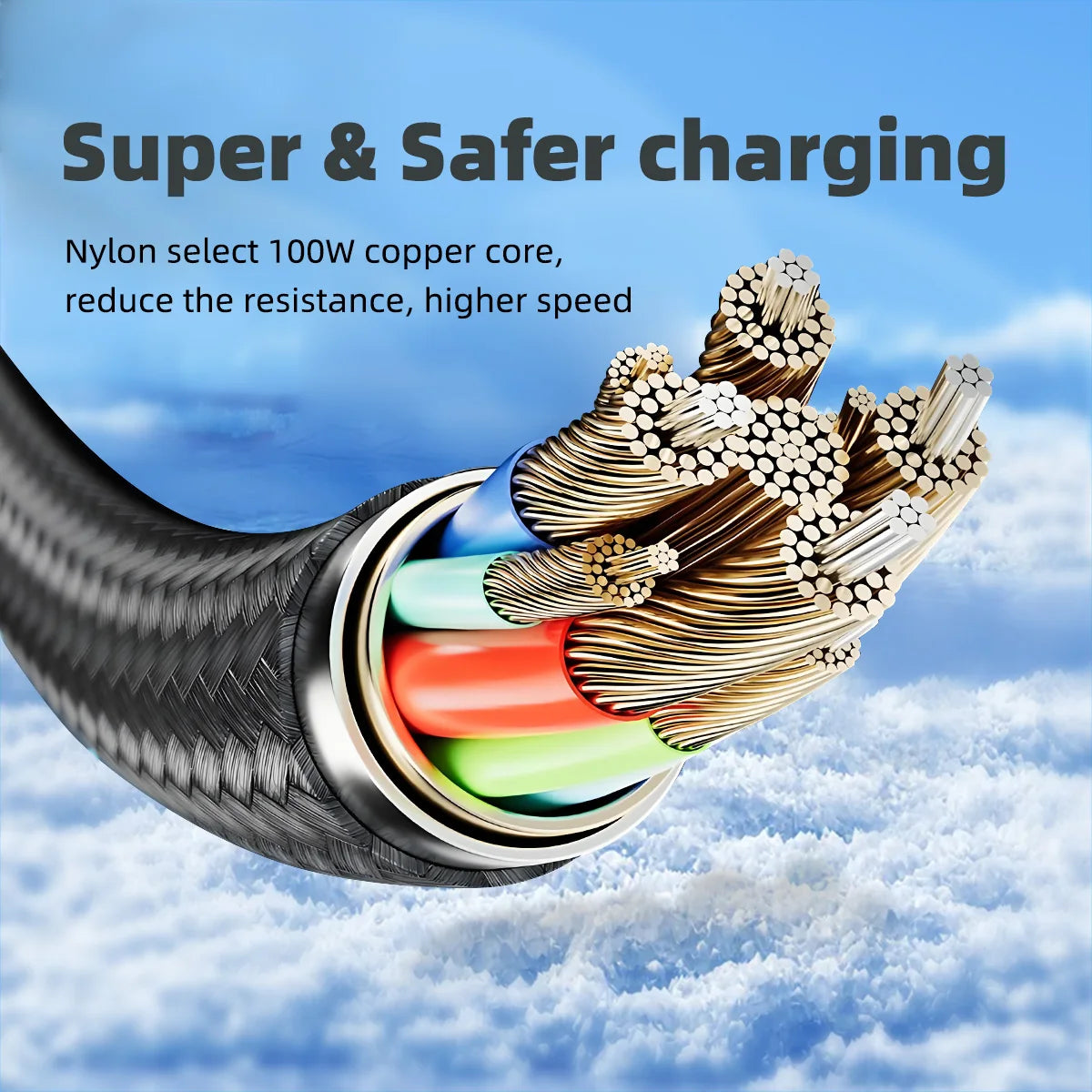 OOZCC Fast Charge LED Cable