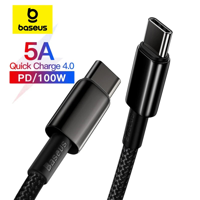 BASEUS Type-C to Type-C Fast Charge Cable