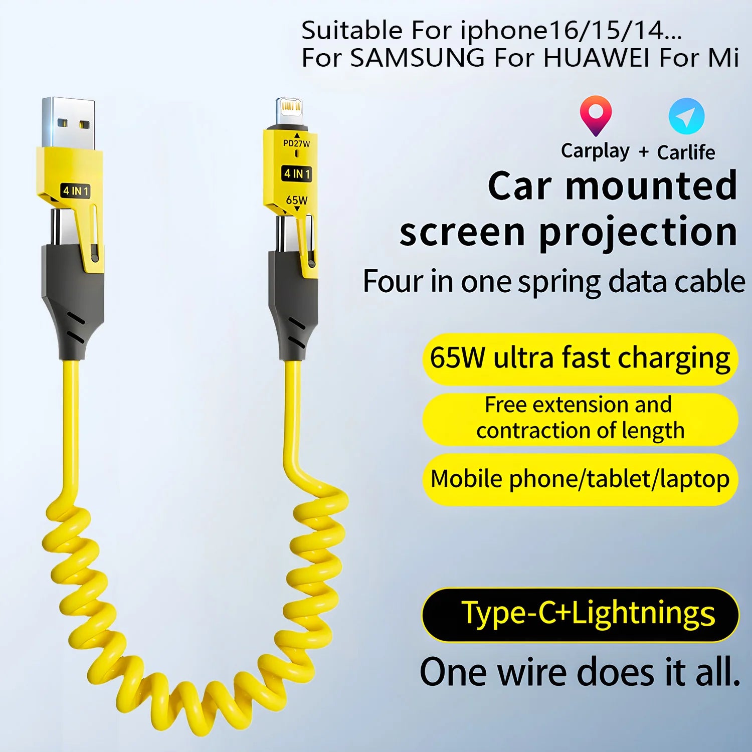 Fireurus USB-A to Type-C Cable