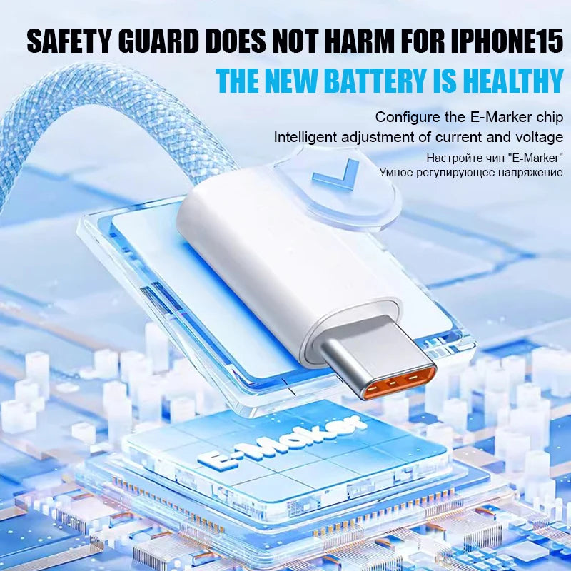 QWQ Type-C to Type-C Charging & Data Sync Cable