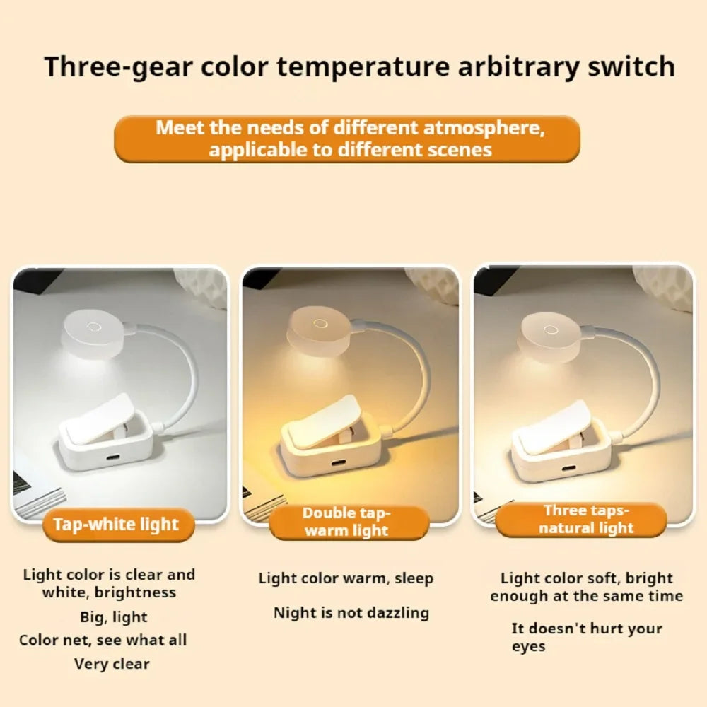 Htomaza Rechargeable Book Light