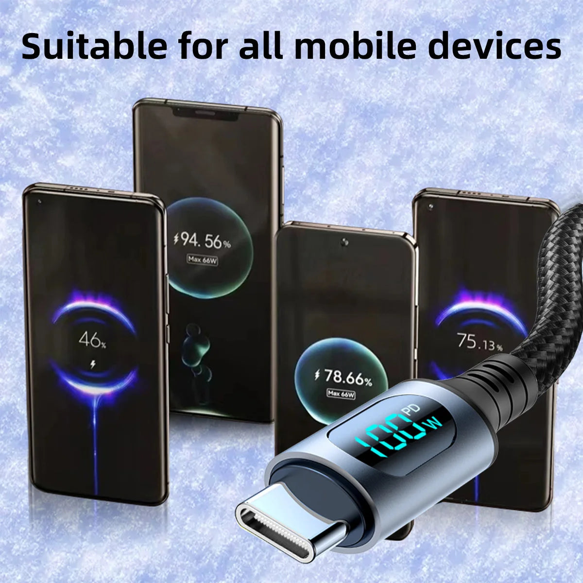OOZCC Fast Charge LED Cable