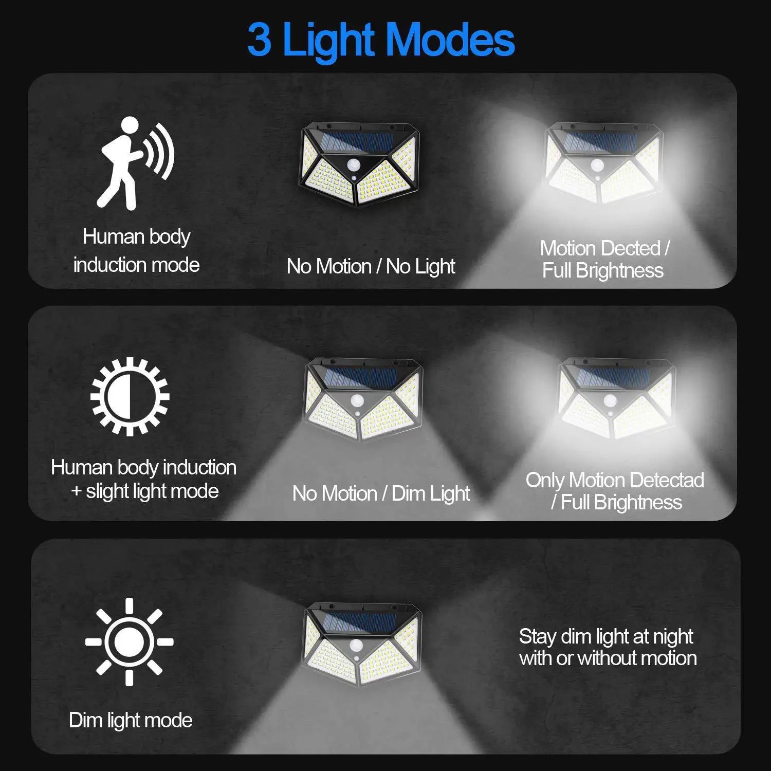 Modern Solar LED Light