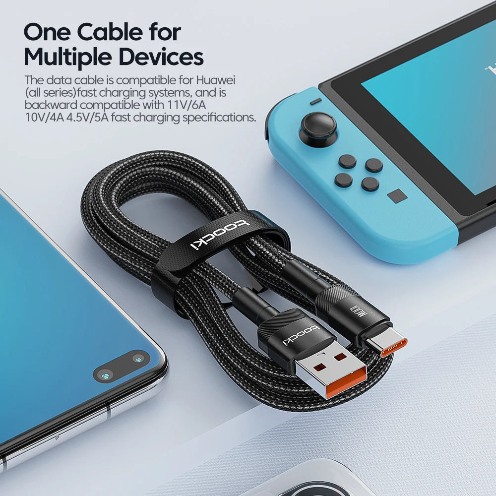 Toocki 6A Fast Charging Cable